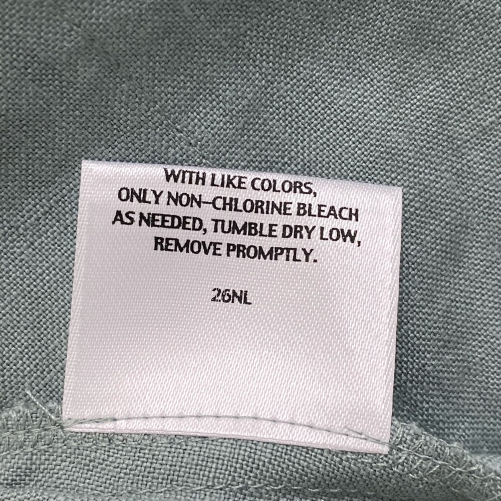 Eileen Fisher Funnel Neck Jacket Spring Linen Petite Small Tarragon Blue Green - Picture 10 of 15